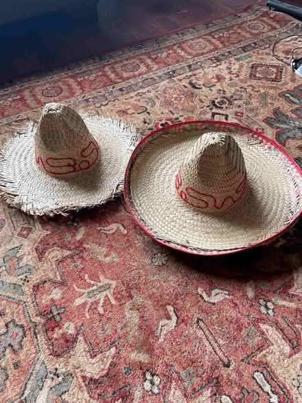Photo of free Two sombreros (straw hats for dressing up) (Widcombe) #1