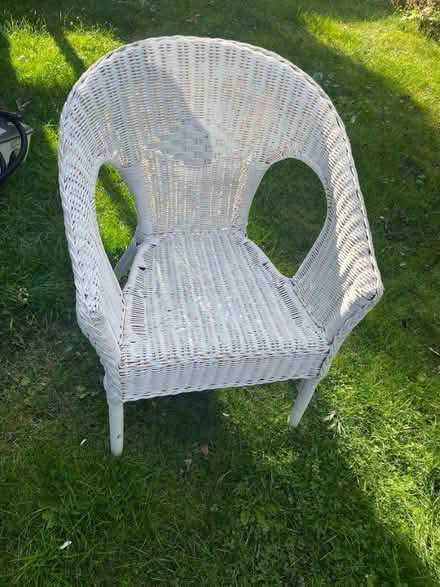 Photo of free Wicker chair (Central Watford WD23) #1