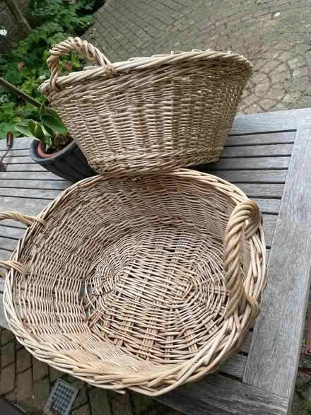 Photo of free Pair of wicker clothes baskets. (The Grange EH9) #2