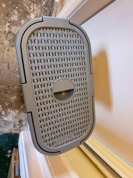 Photo of free Dunelm grey laundry basket OL5 area (Mossley OL5) #2