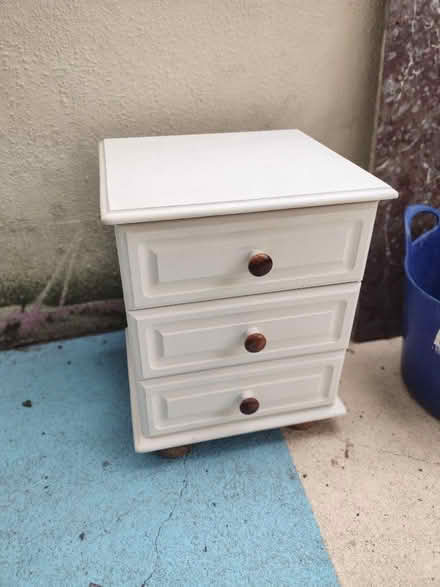 Photo of free Solid pine small set of drawers (Bare LA4) #1