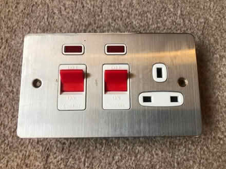 Photo of free Oven isolator switch and socket 45a, brushed steel (Central Liverpool L1) #2