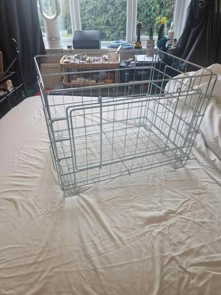 Photo of free Foldable metal wired cage or basket for storage (Holmer Green HP15) #1