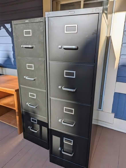 Photo of free 2 full size file cabinets (Mount Pleasant) #1