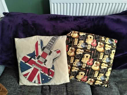 Photo of free Cushions - guitar print (L17 7) #1