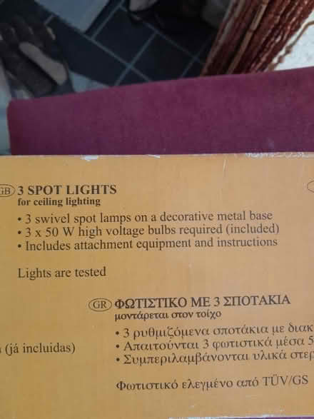 Photo of free Ceiling Lighting (Burbage) #2