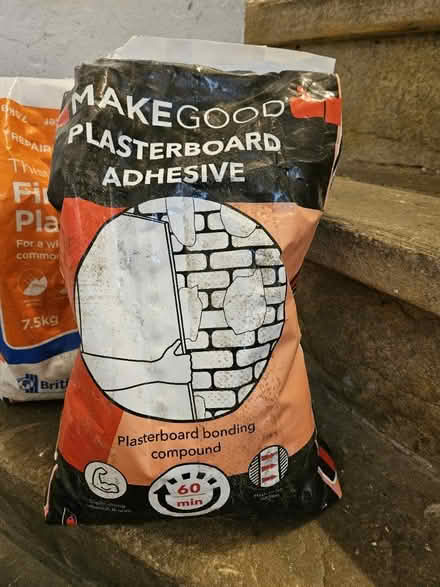 Photo of free Plaster adhesive (Keighley) #1