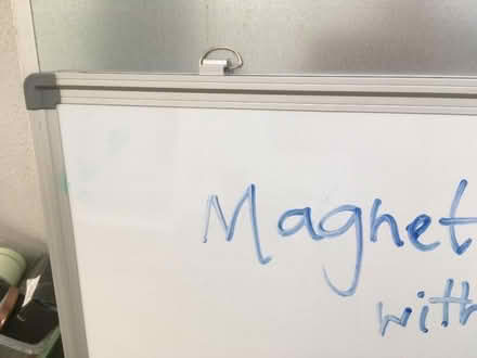Photo of free Magnetic white board with attached pen self (Oxhey Hall WD19) #1