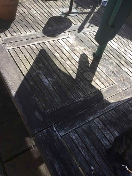 Photo of free wooden garden table seats 8 (BH9 Moordown) #2
