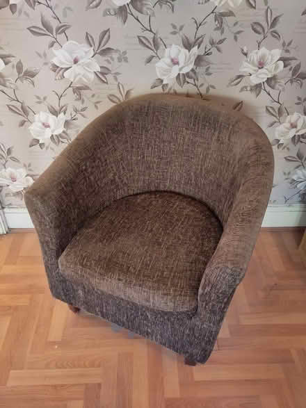 Photo of free Brown IKEA armchair (L17 7) #1