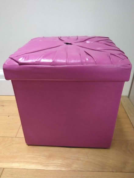 Photo of free Pink storage stool (Dyke Road area BN1) #1