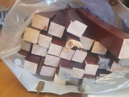 Photo of free 32 Sawn off Wooden Chair Legs - W4 off Acton Lane (Chiswick W4) #2