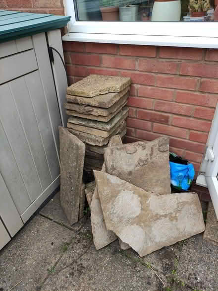 Photo of free Around 19 30cm x 30cm slabs (Elmdon, B92) #1
