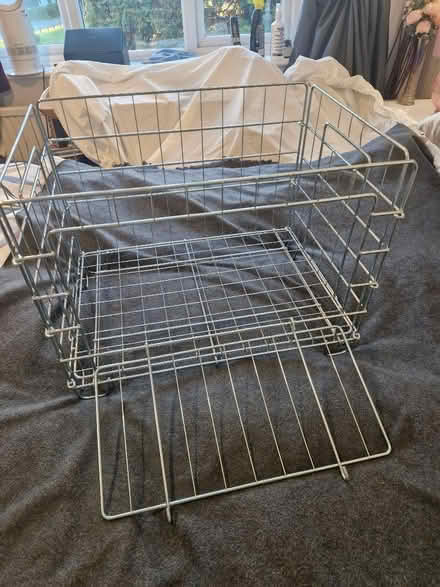 Photo of free Foldable metal wired cage or basket for storage (Holmer Green HP15) #3