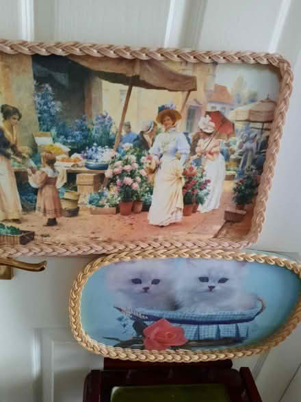 Photo of free 2x trays with wicker sides (Brimington S43) #1