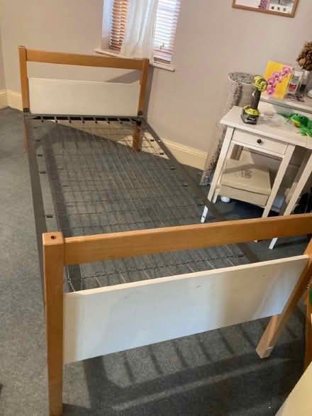Photo of free Single bed frame (Llanmaes CF61) #2