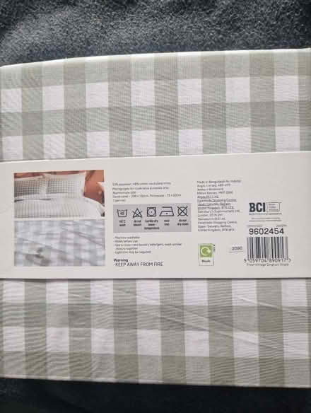Photo of free Two Brand New Bedsets - Gingham & Curve Geo - Still in Packa (Holmer Green HP15) #1
