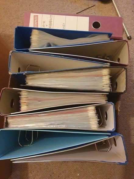 Photo of free Ring binder files (Ellesmere Port, CH65) #2