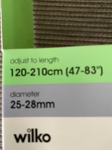 Photo of free Adjustable chrome curtain pole (Peel Hall Wythenshawe M22) #1