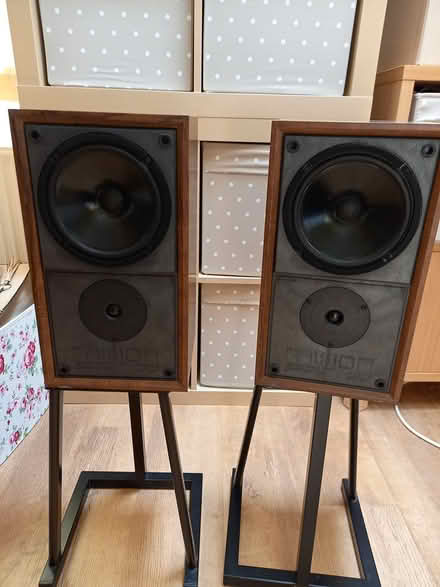 Photo of free Mission Hi Fi speakers with stands (Old Coulsdon CR5) #1