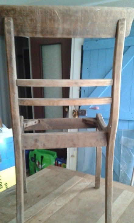 Photo of free Old wooden chair without seat (SL4 Winkfield) #1