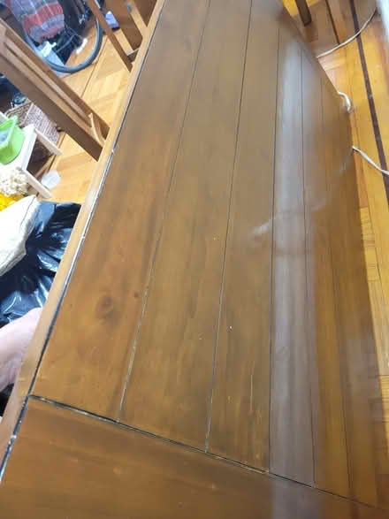Photo of free solid wooden table with 4 chairs (Inwood/washington heights) #3