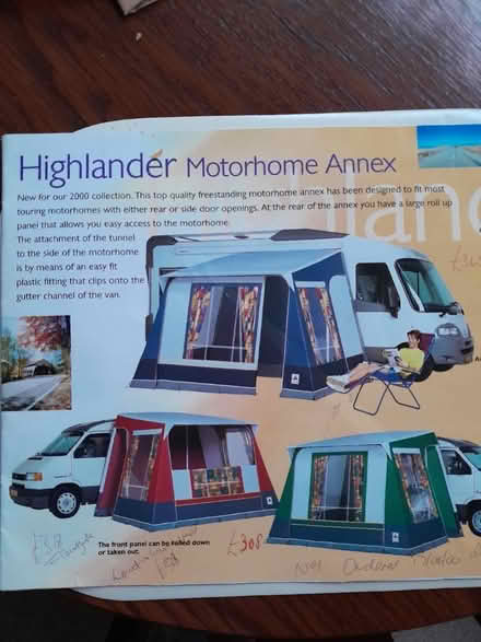 Photo of free Motor home Annexe (Burbage) #1