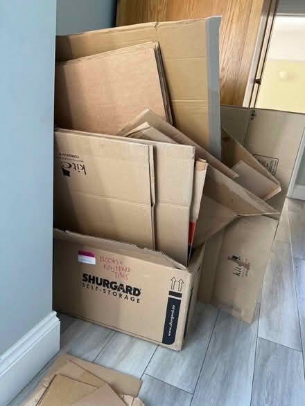 Photo of free A load of cardboard boxes (Harley Shute TN38) #1