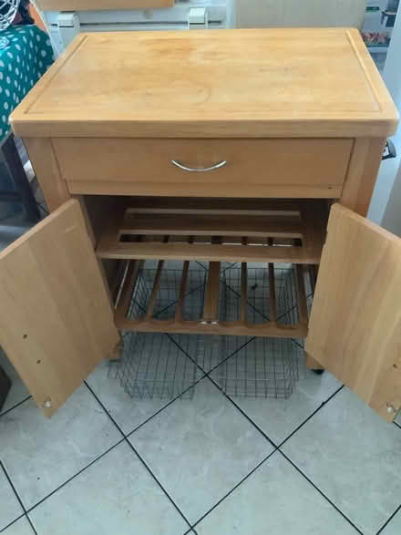 Photo of free Butchers Block on wheels (West Kingsdown TN15) #2