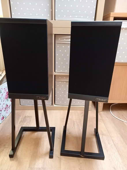 Photo of free Mission Hi Fi speakers with stands (Old Coulsdon CR5) #2