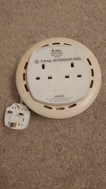 Photo of free Extension lead 5amp (Kendal LA9) #1