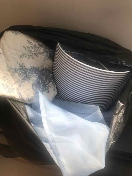 Photo of free Light shade, cushion covers and voile curtains. (Law DD3) #1