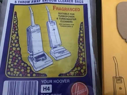 Photo of free Hoover bags H4 bag code (Churchgate EN8) #2