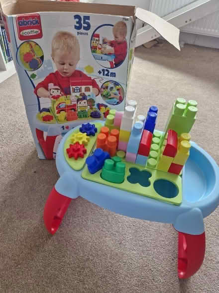 Photo of free Kids abrick ecoiffier tray set (Hertford, SG14) #1