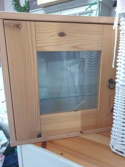 Photo of free Storage cupboard ikea solid pine hall bathroom kitchen (Wargrave RG10) #1