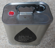 Photo of free Olive oil tin (Hunters Bar S11) (Sheffield (S11)) #1