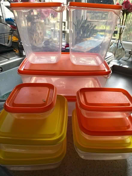 Photo of free IKEA plastic food containers & lids (N11) #1