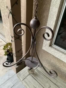 Photo of free Etruscan Bowl Hanging Light Fixture #2