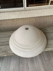 Photo of free Etruscan Bowl Hanging Light Fixture #1