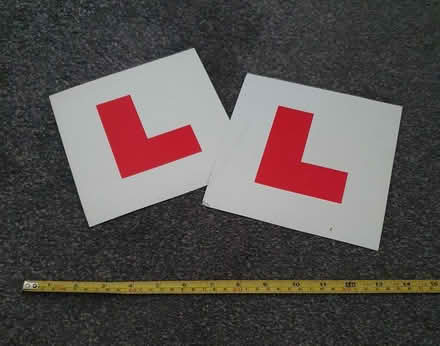 Photo of free L Plates (Chingford E4) #1