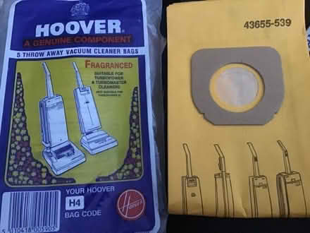 Photo of free Hoover bags H4 bag code (Churchgate EN8) #1