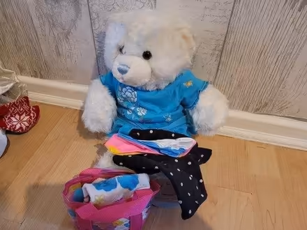 Photo of free Build-a-Bear white teddy & extras (Hoddesdon EN11) #1