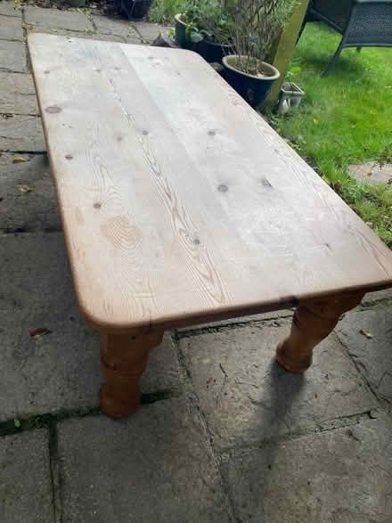Photo of free Solid wood coffee table (Hatch Warren RG22) #1