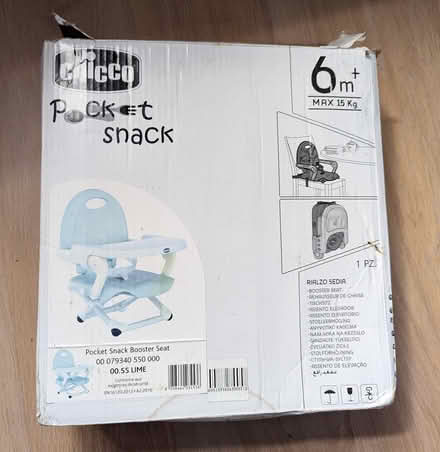 Photo of free Chicco pocket snack booster seat (Enfield) #3