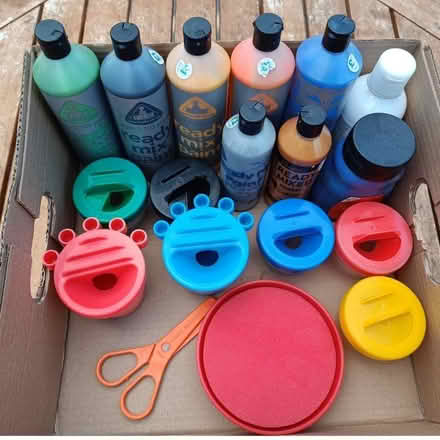 Photo of free Childrens craft paints & pots (Moulsham CM2) #1