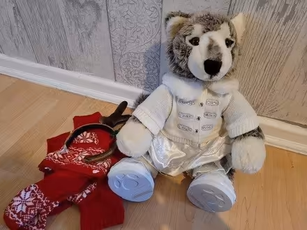 Photo of free Build-a-Bear wintery wolf & clothes (Hoddesdon EN11) #1