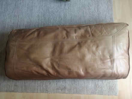 Photo of free Large leather cushion (Carlton Hill BN2) #1