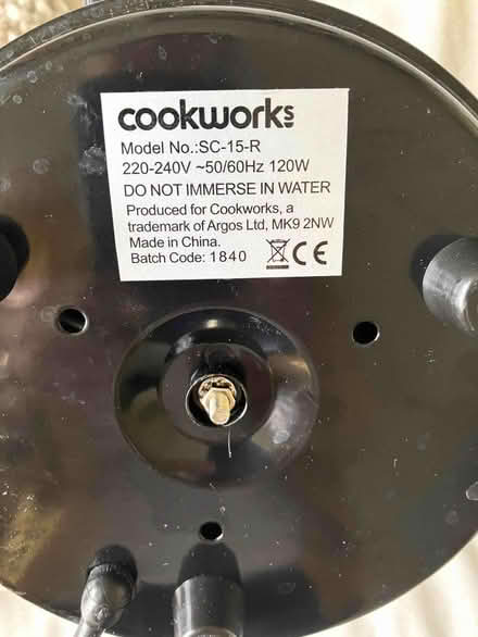 Photo of free Slow cooker (Cam GL11) #2