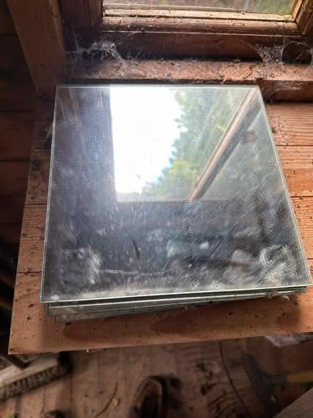 Photo of free Eight 9" x 9" Mirror Tiles (Westerham TN16) #1