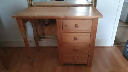 Photo of free Solid pine desk (South Tonbridge TN9) #1
